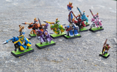 "Paladin General, Grande bannière, 6 chevaliers du Royaume" par Eurekaor